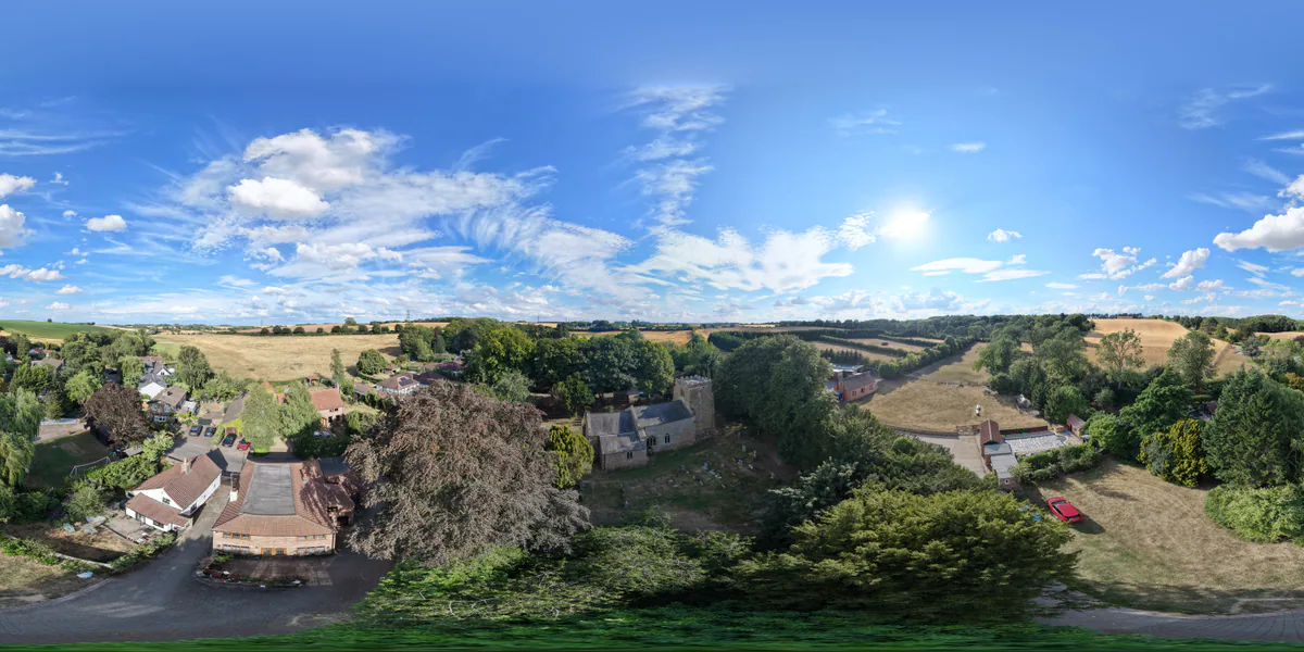 360 aerial photograph of Hatcliffe, Lincolnshire.